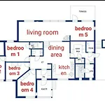 House Between Pines 5-bedroom House With 3 Toilets Villa